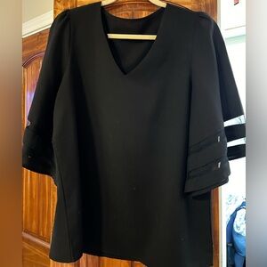 Dramatic sleeve blouse